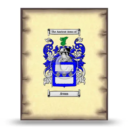 Avan Coat of Arms Print