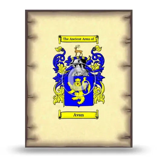 Avan Coat of Arms Print