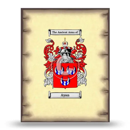 Ayan Coat of Arms Print