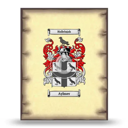 Aylmer Coat of Arms Print