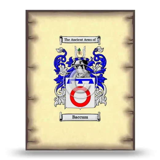 Baccum Coat of Arms Print