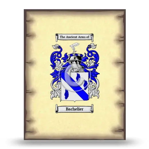 Bachelier Coat of Arms Print