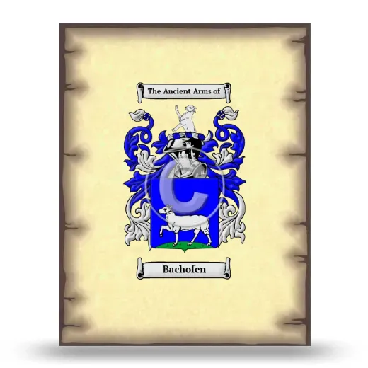 Bachofen Coat of Arms Print