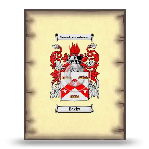 Backy Coat of Arms Print