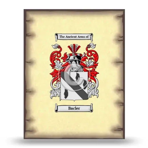Bacler Coat of Arms Print