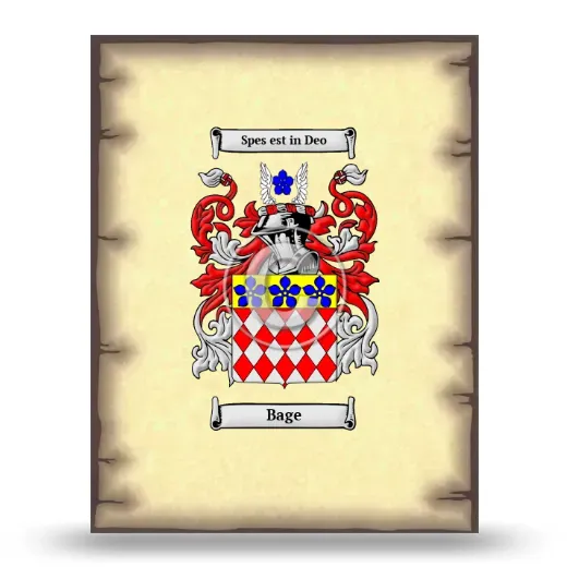 Bage Coat of Arms Print