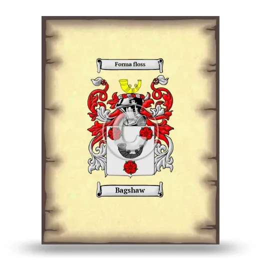 Bagshaw Coat of Arms Print