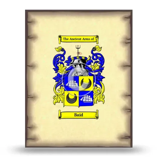 Baid Coat of Arms Print