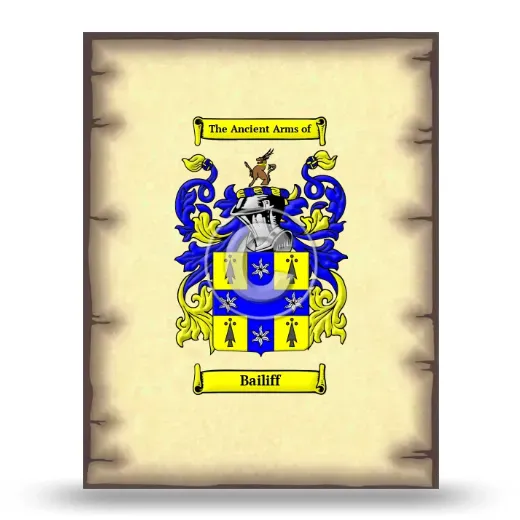 Bailiff Coat of Arms Print
