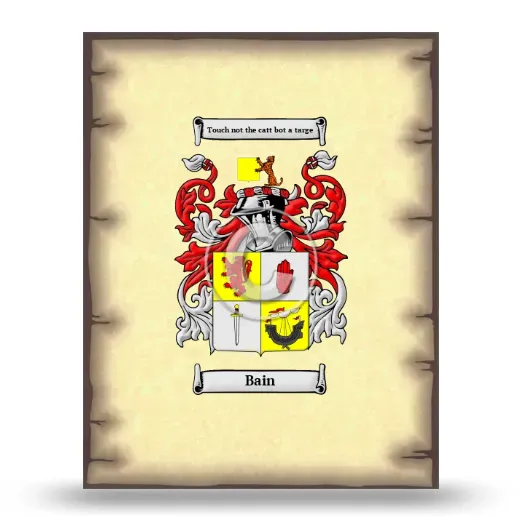 Bain Coat of Arms Print