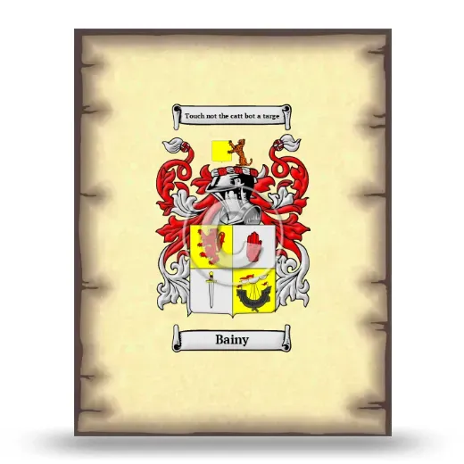 Bainy Coat of Arms Print