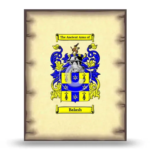 Balash Coat of Arms Print