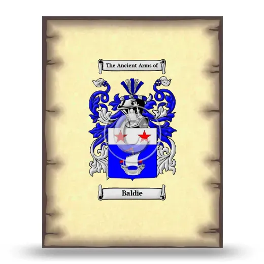 Baldie Coat of Arms Print