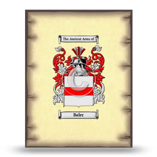 Baler Coat of Arms Print