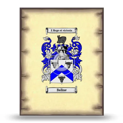 Baline Coat of Arms Print