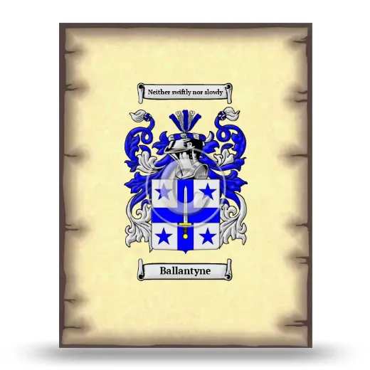 Ballantyne Coat of Arms Print