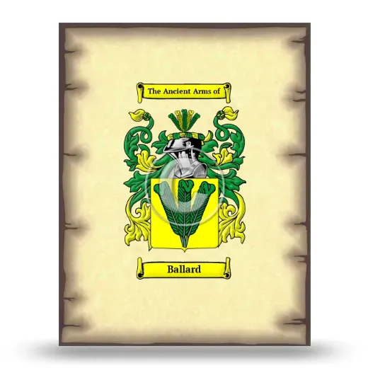 Ballard Coat of Arms Print