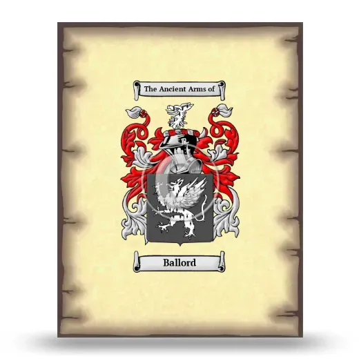 Ballord Coat of Arms Print