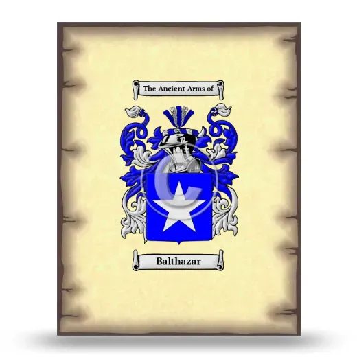 Balthazar Coat of Arms Print