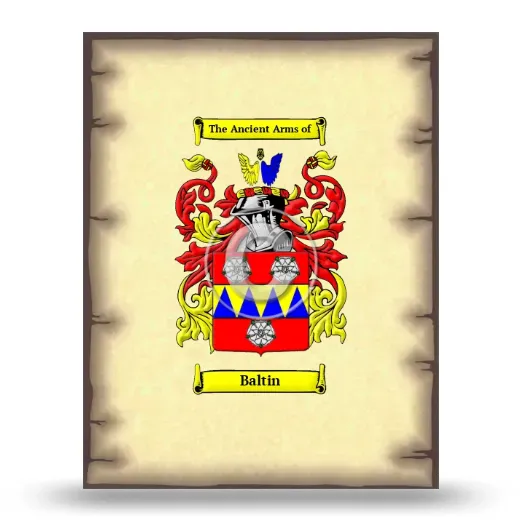 Baltin Coat of Arms Print