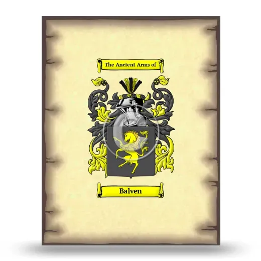 Balven Coat of Arms Print