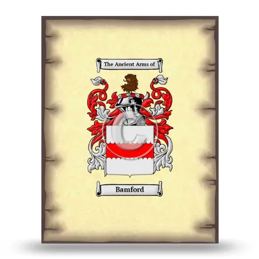Bamford Coat of Arms Print