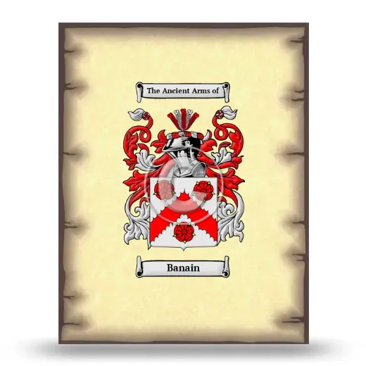 Banain Coat of Arms Print