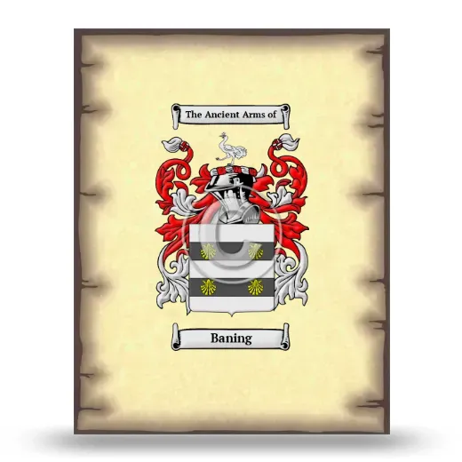 Baning Coat of Arms Print