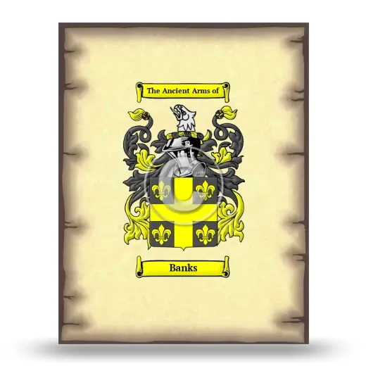 Banks Coat of Arms Print