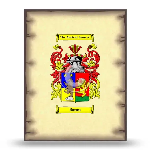 Baran Coat of Arms Print