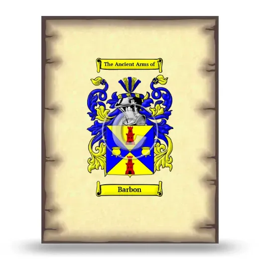 Barbon Coat of Arms Print