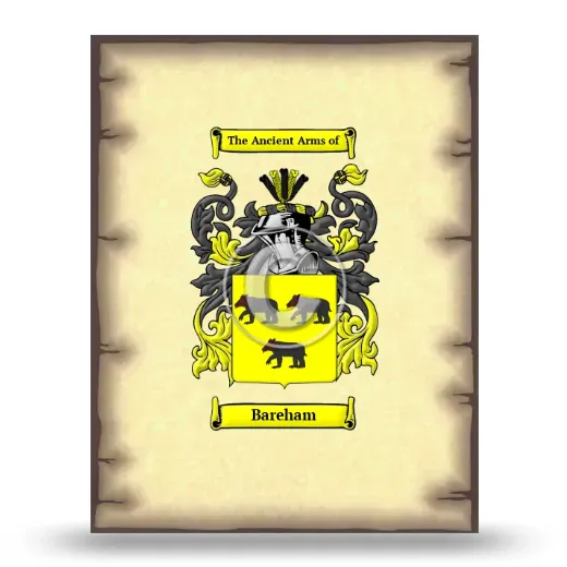 Bareham Coat of Arms Print