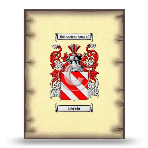Barela Coat of Arms Print