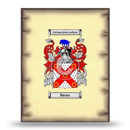 Baren Coat of Arms Print