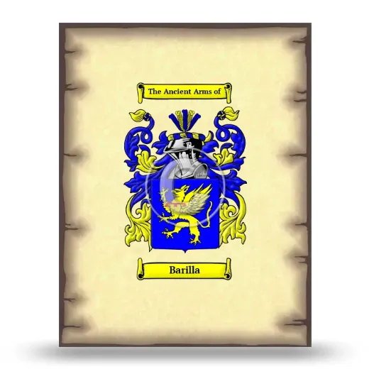 Barilla Coat of Arms Print