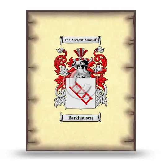 Barkhausen Coat of Arms Print