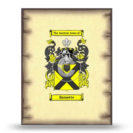 Barnette Coat of Arms Print