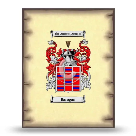 Barogan Coat of Arms Print