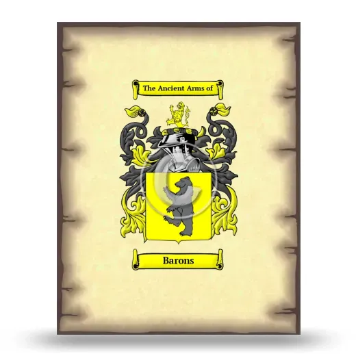 Barons Coat of Arms Print
