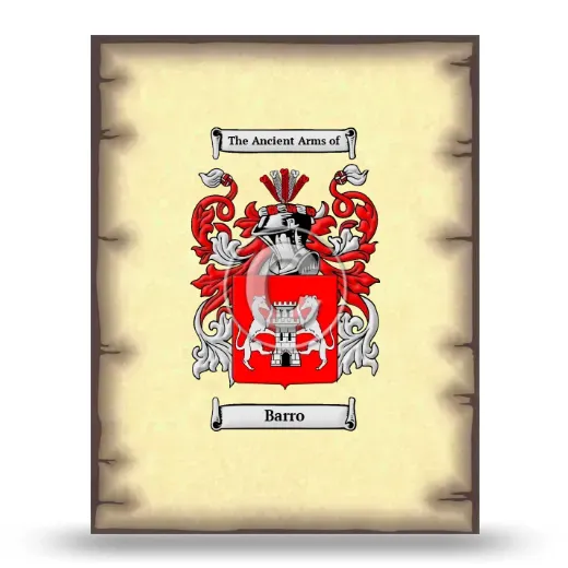 Barro Coat of Arms Print