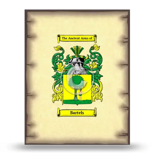 Bartels Coat of Arms Print