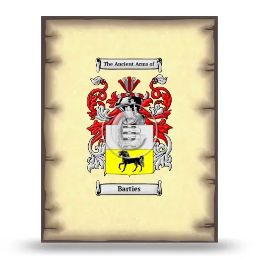 Barties Coat of Arms Print