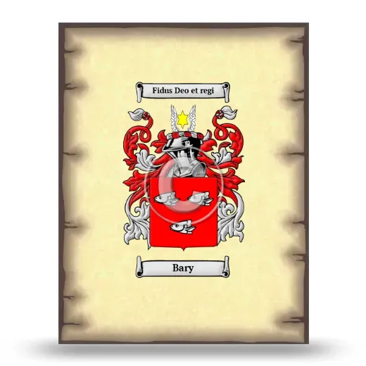 Bary Coat of Arms Print