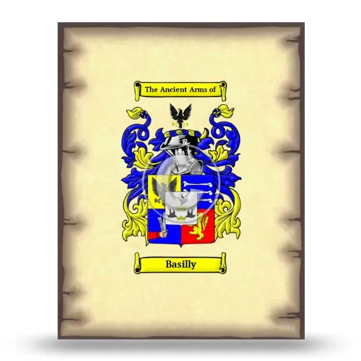 Basilly Coat of Arms Print