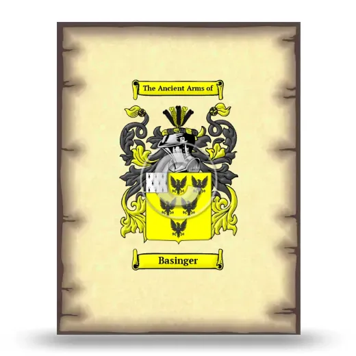 Basinger Coat of Arms Print