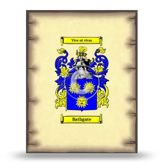 Bathgate Coat of Arms Print