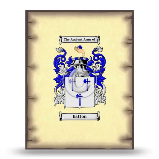 Batton Coat of Arms Print