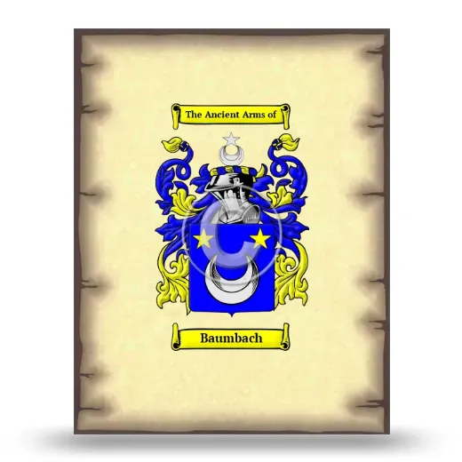 Baumbach Coat of Arms Print