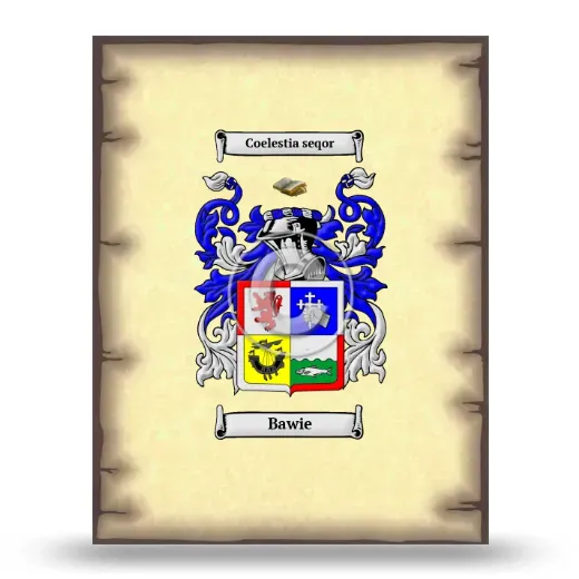 Bawie Coat of Arms Print