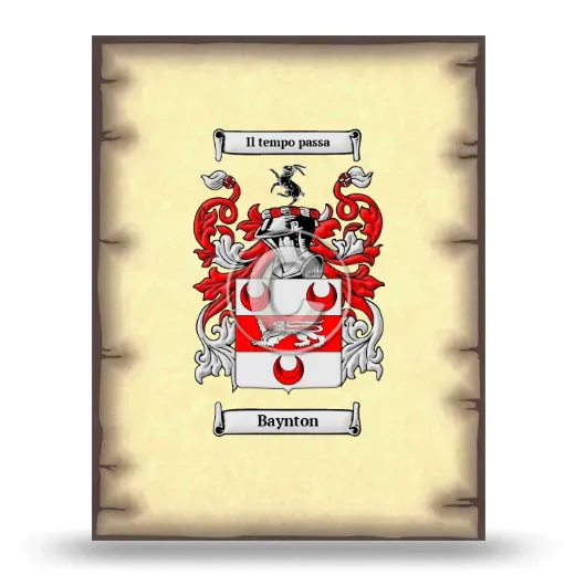 Baynton Coat of Arms Print